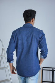 Denim Shirt - Mid Blue - D2