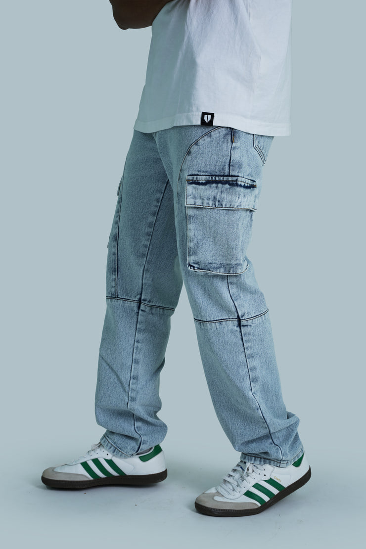 Street Scout Cargos - Light Blue